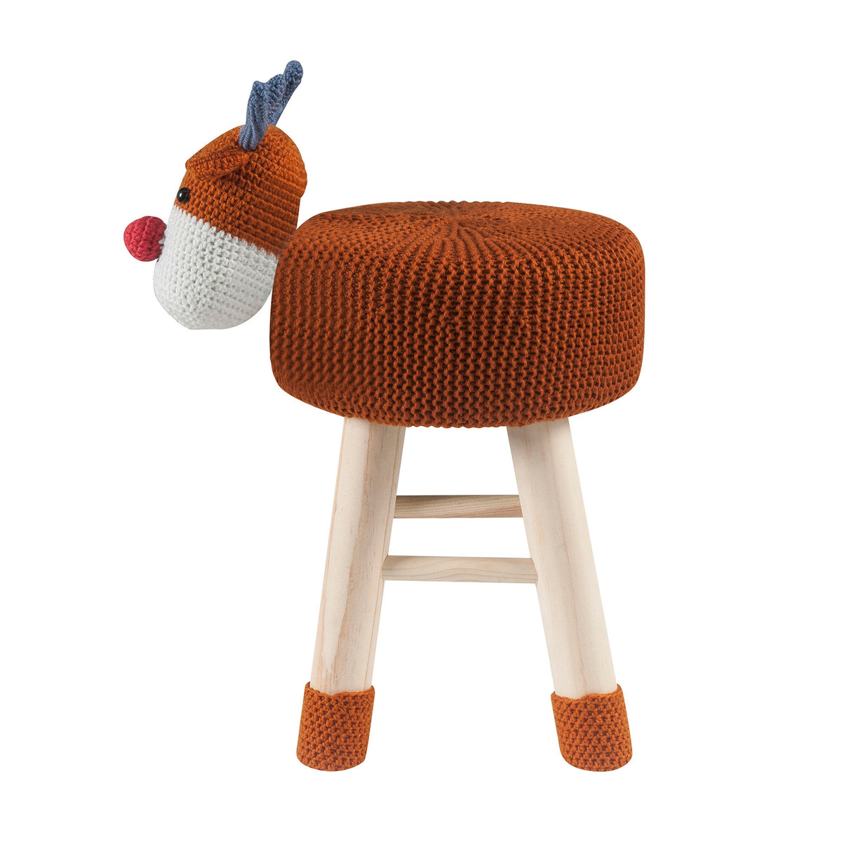 Animal Ottoman Stool - Cute Deer Foot Stool for Kids