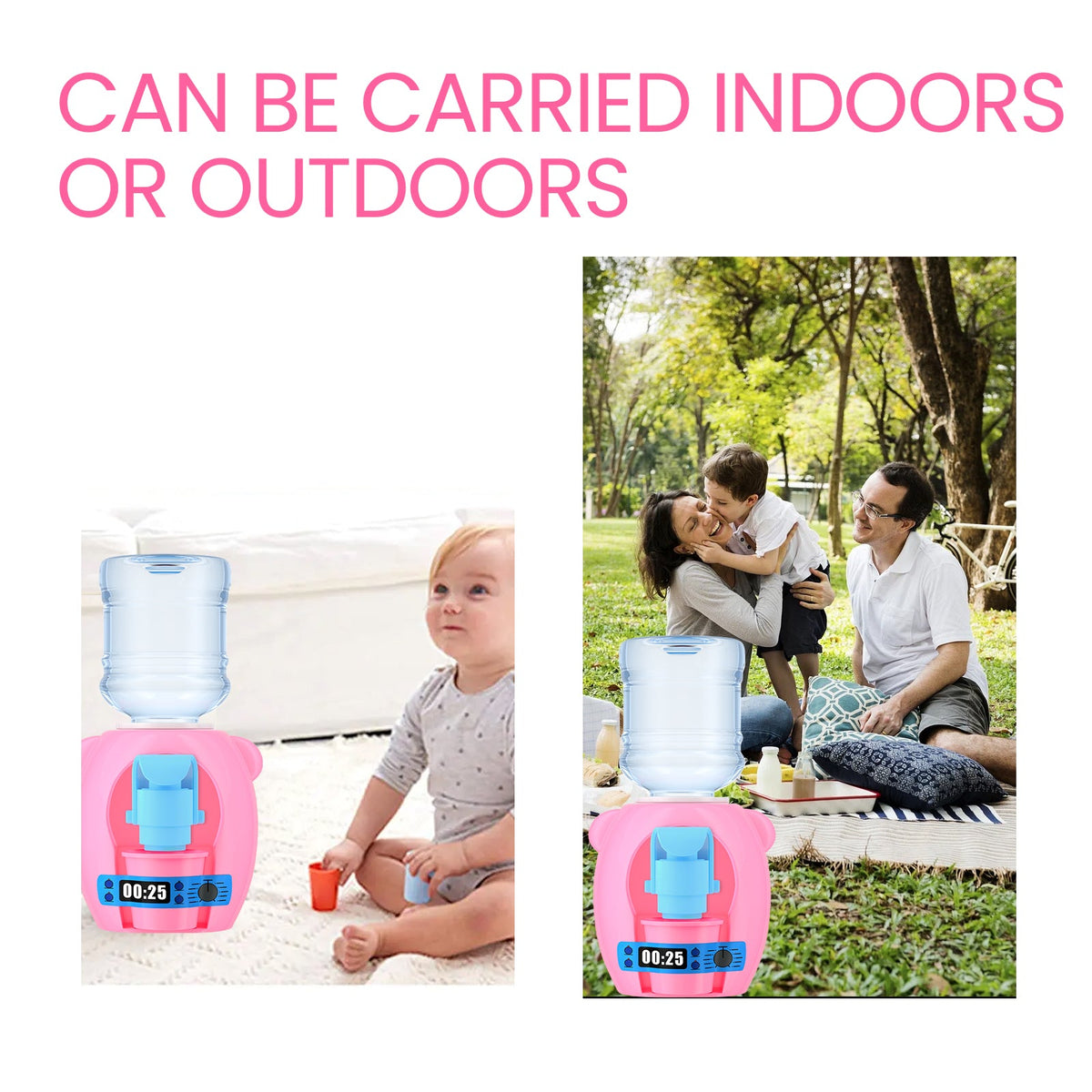 Children's Mini Water Dispenser, Baby Kitchen Toys Mini Fun Every Home Drink Machine Can Water