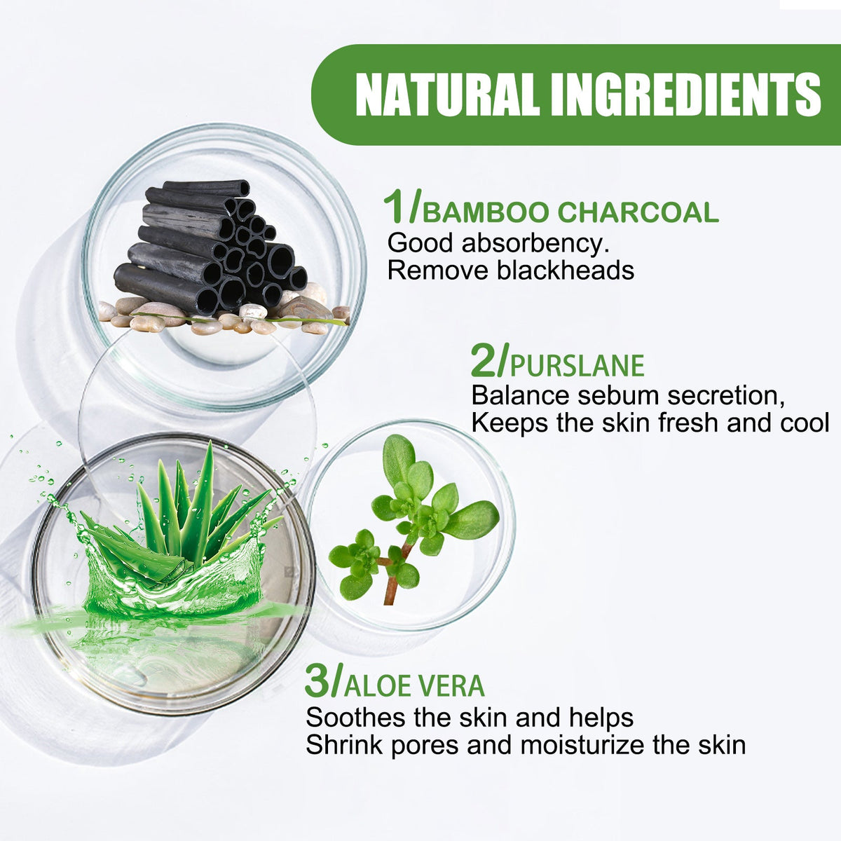 EELHOE Bamboo Charcoal Blackhead Removing Tearing Facial Mask, Moisturizing Removing Blackhead And Acne Shrinking Pore Oil Control Mud Mask