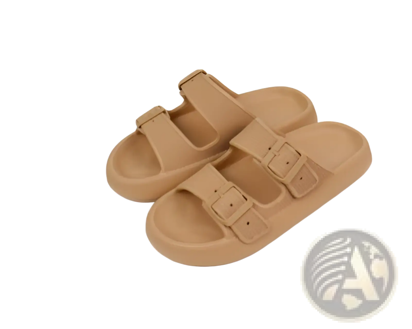 Eva Platform Buckle Sandals Breathable Thick Sole Slippers