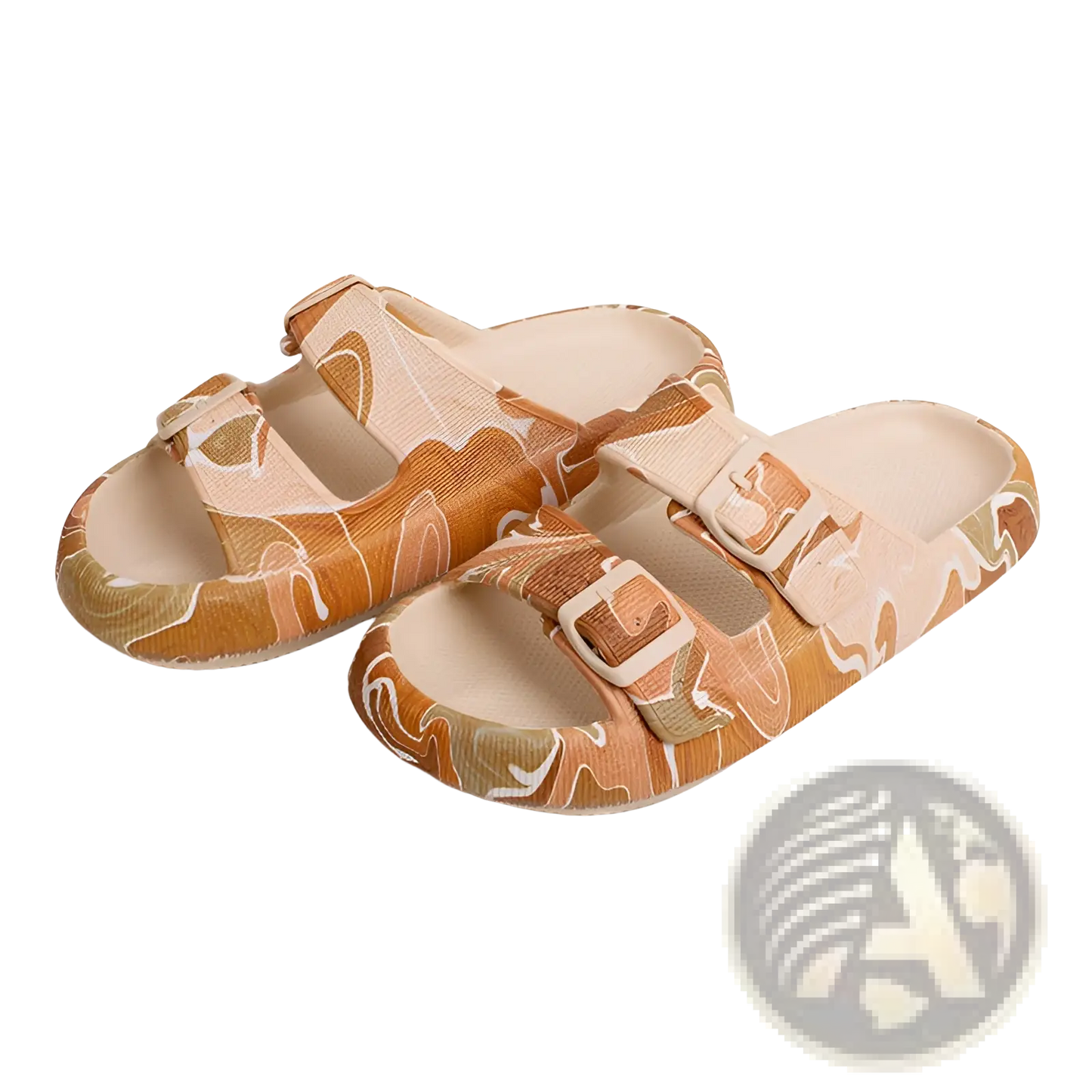 Eva Platform Buckle Sandals Breathable Thick Sole Slippers