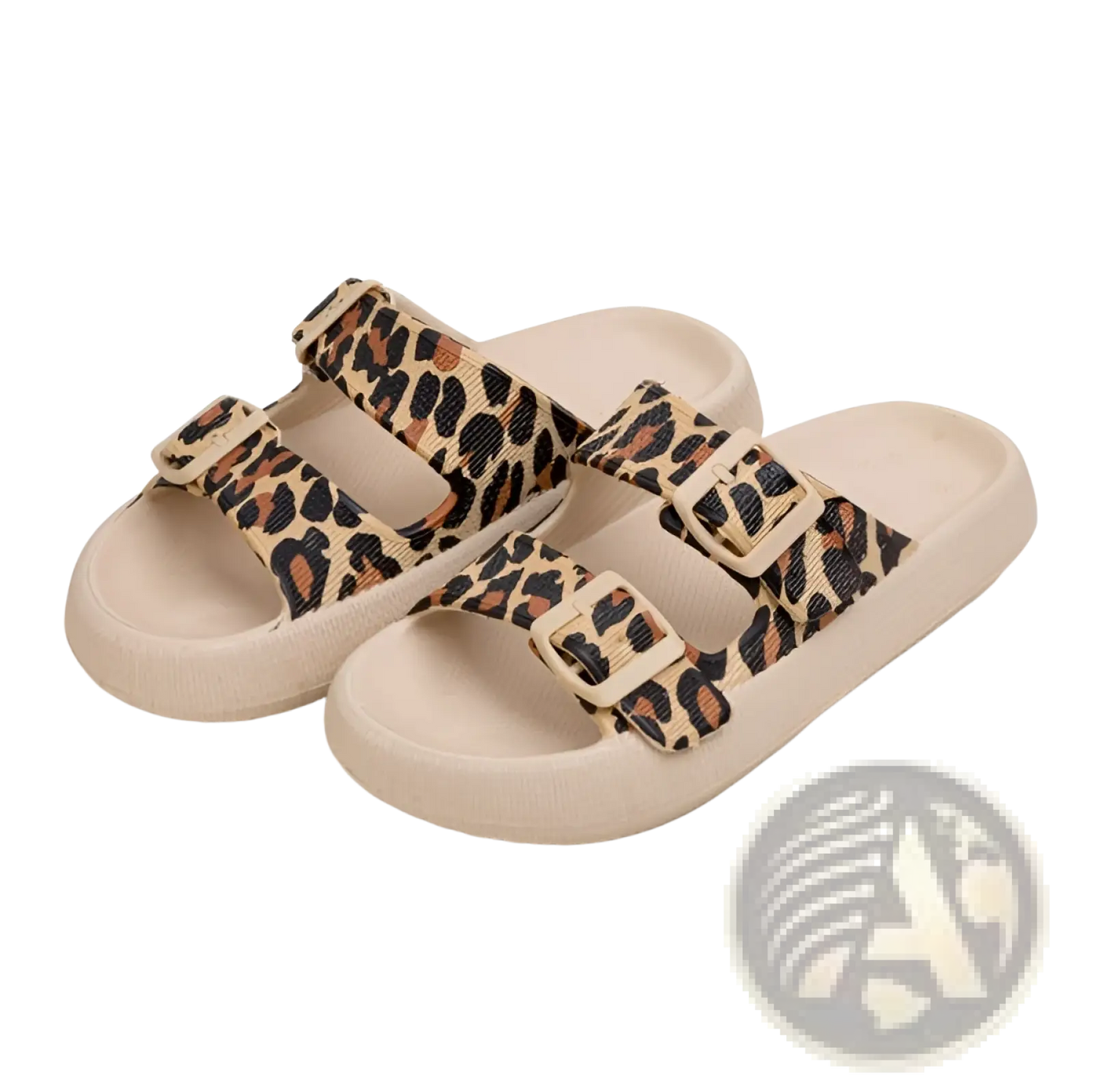 Eva Platform Buckle Sandals Breathable Thick Sole Slippers