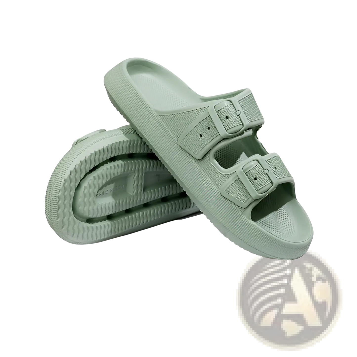 Eva Platform Buckle Sandals Breathable Thick Sole Slippers