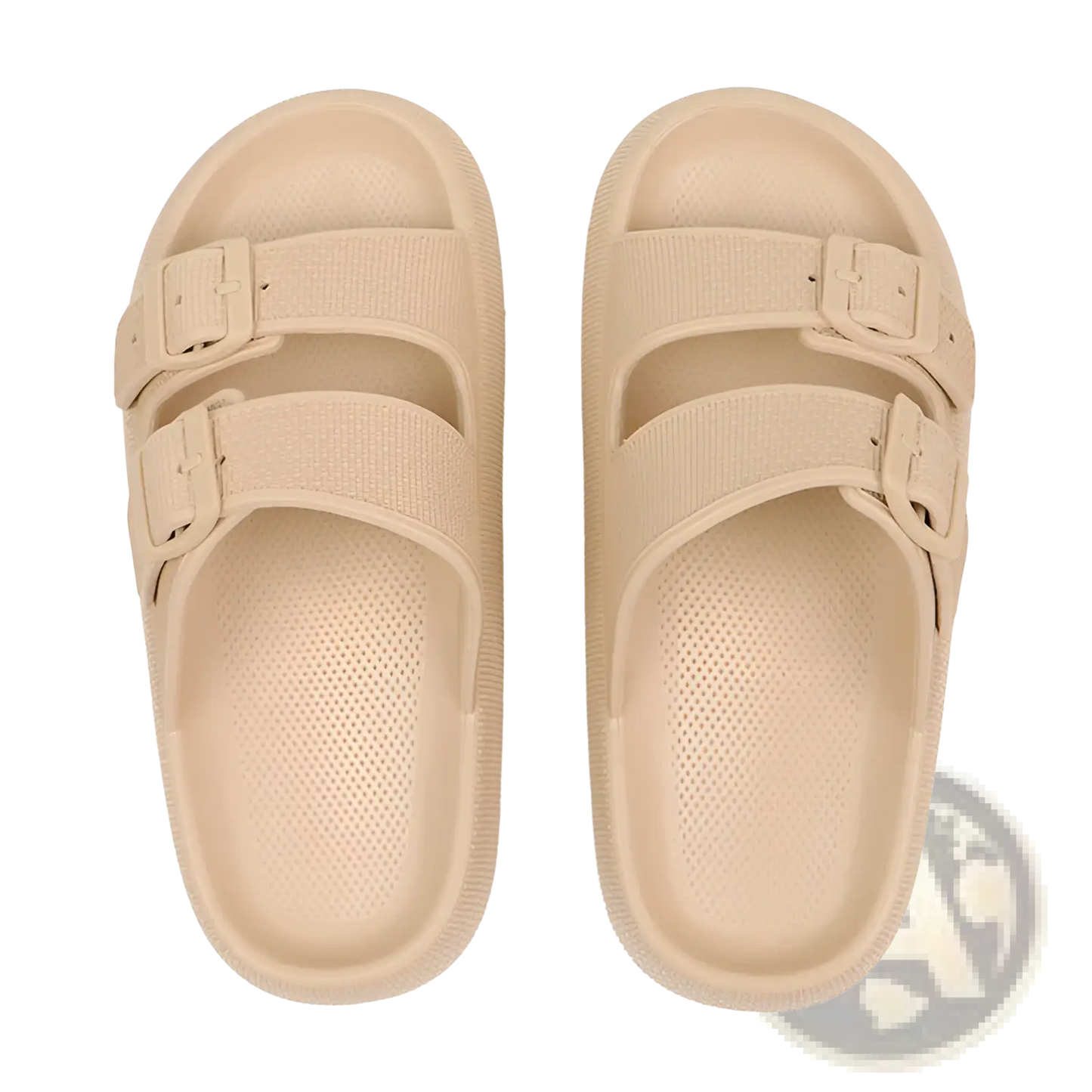 Eva Platform Buckle Sandals Breathable Thick Sole Slippers
