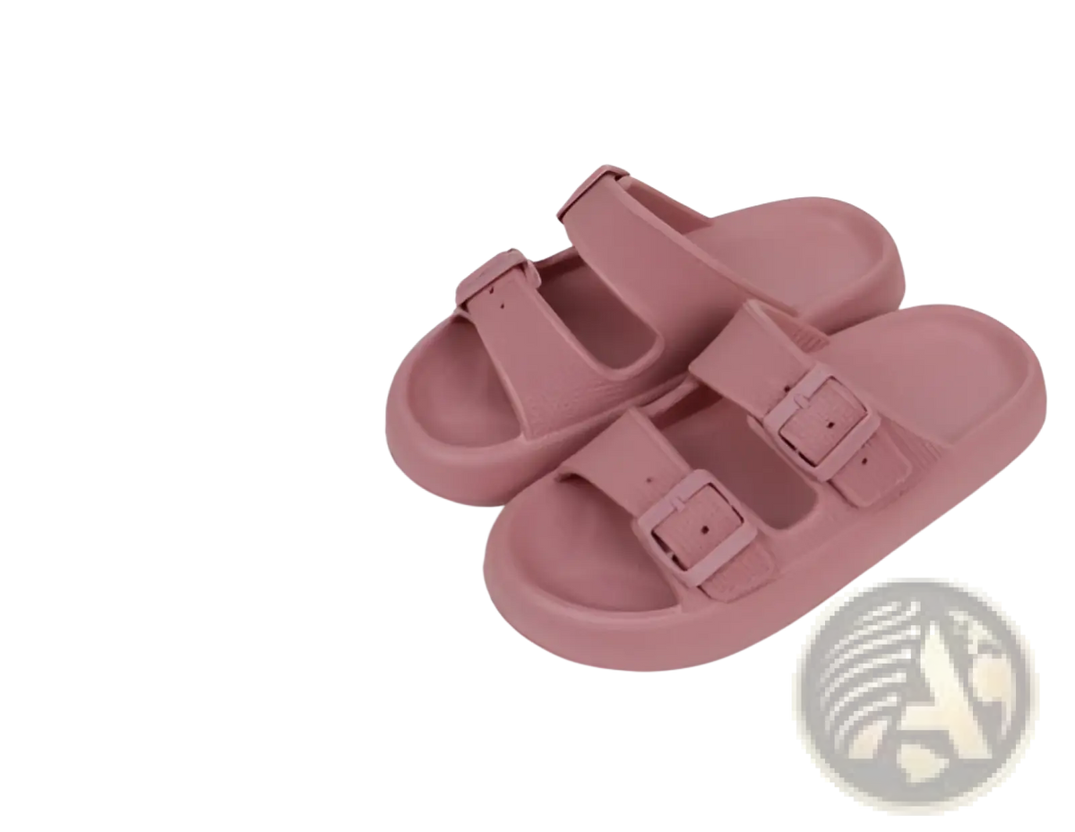 Eva Platform Buckle Sandals Breathable Thick Sole Slippers