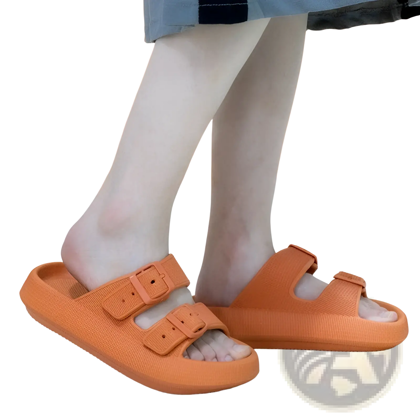 Eva Platform Buckle Sandals Breathable Thick Sole Slippers