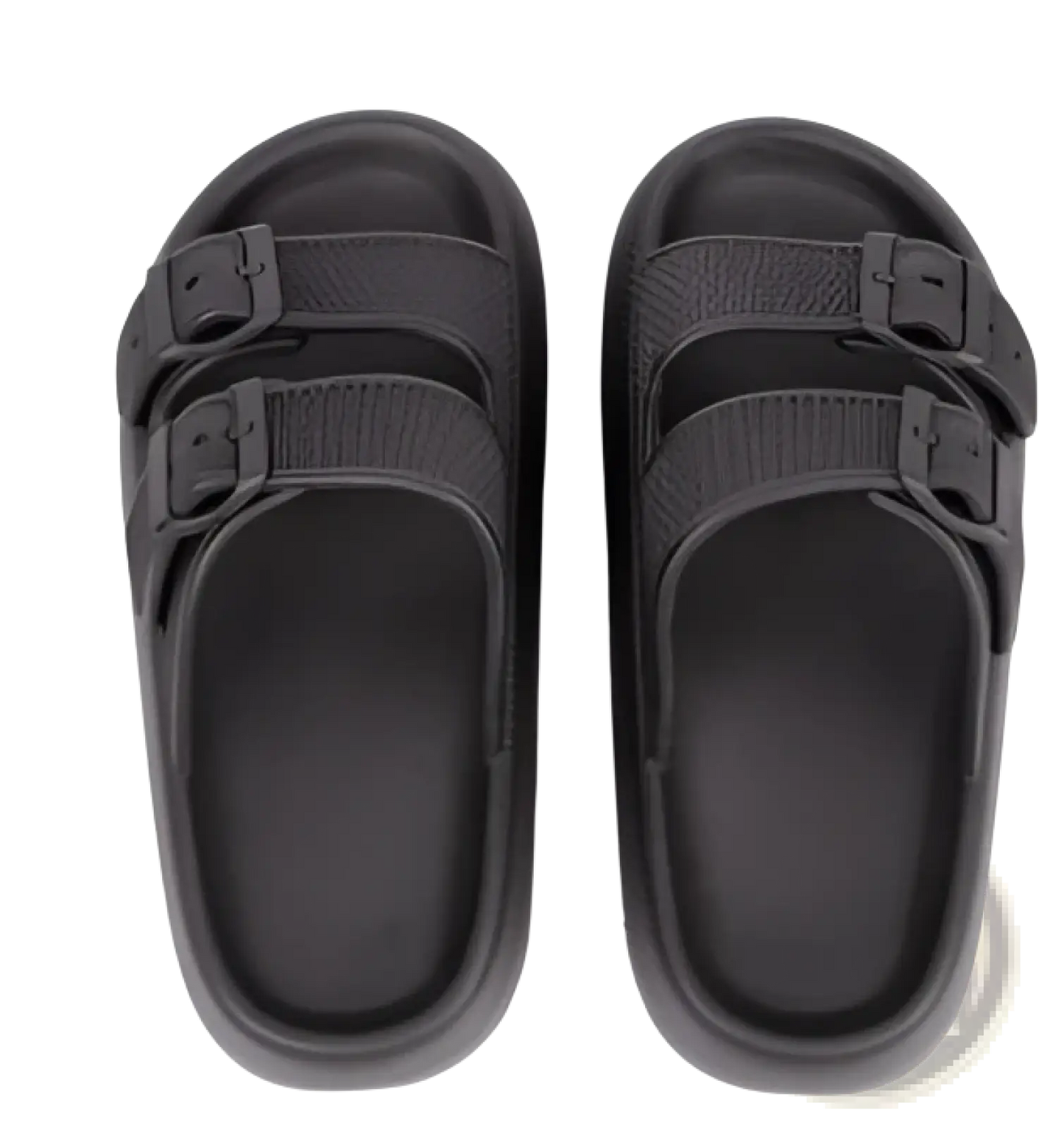 Eva Platform Buckle Sandals Breathable Thick Sole Slippers