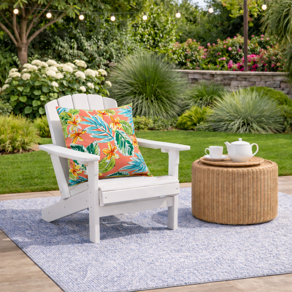 6 Pack Outdoor Pillow Covers - Water-Repellent Decorative Cushions