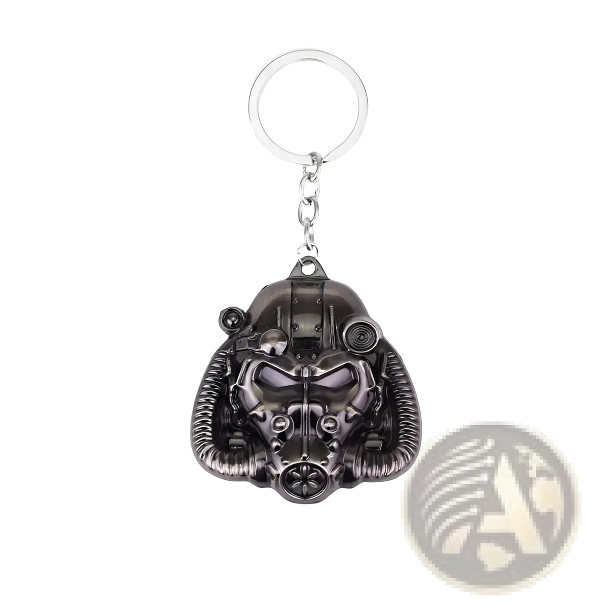 Fallout Power Armor Helmet Keychain
