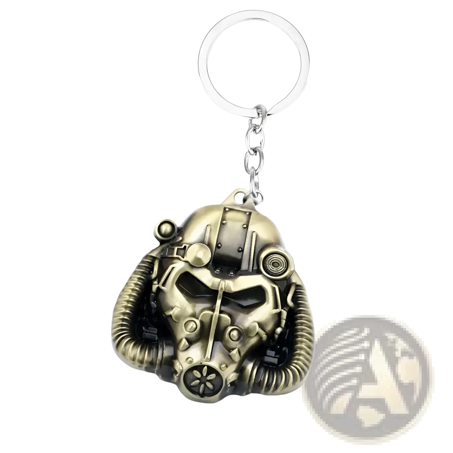 Fallout Power Armor Helmet Keychain