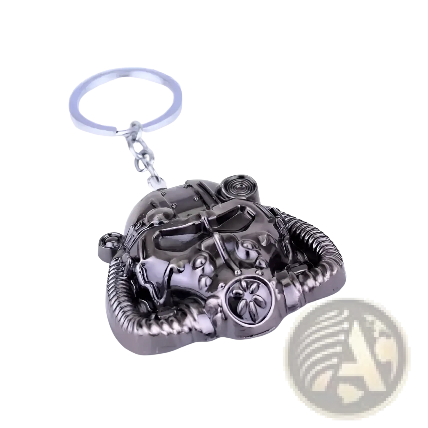 Fallout Power Armor Helmet Keychain
