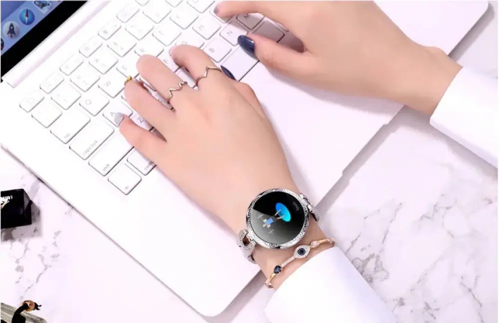 Arbaglobal Women's Waterproof Elegant Fitness Smartwatch