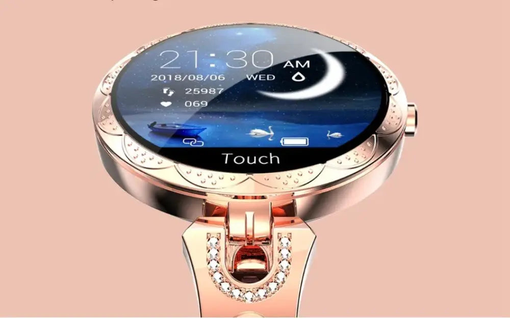 Arbaglobal Women's Waterproof Elegant Fitness Smartwatch