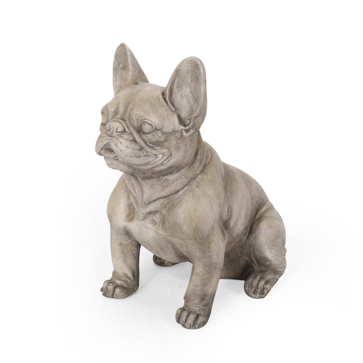 Dog Garden Sculpture, Outdoor French Bulldog Garden Statue