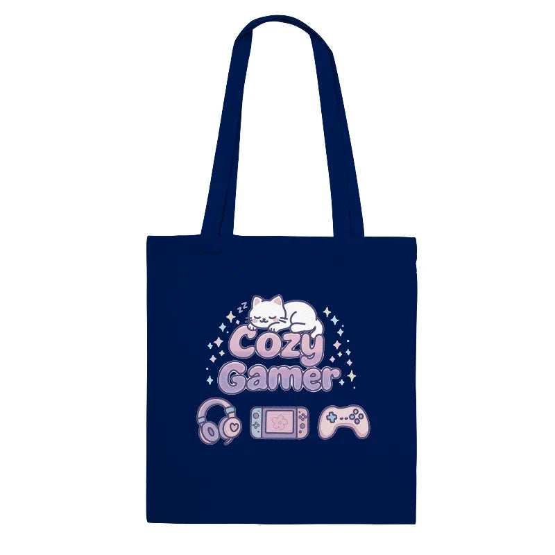 Kawaii "Cozy Gamer" Tote Bag