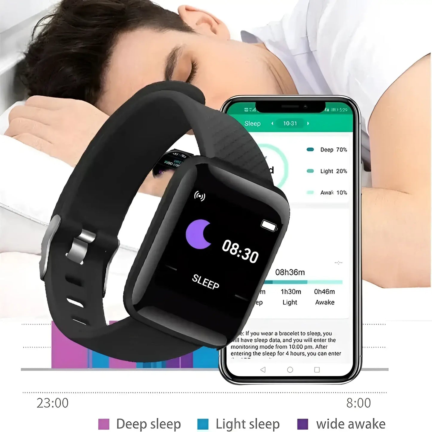 Fitness Smart Watch Kids Digital Sport Bracelet