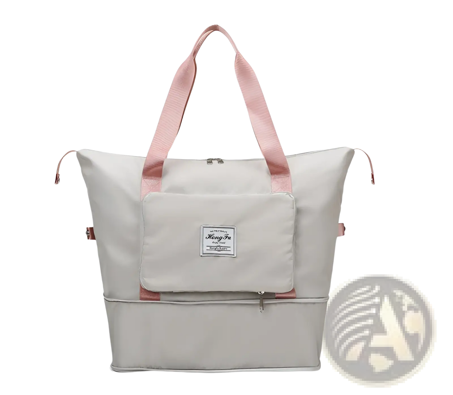Foldable Gym Bag Waterproof Travel Duffel with Shoe Pocket