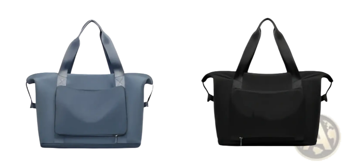 Foldable Gym Bag Waterproof Travel Duffel with Shoe Pocket