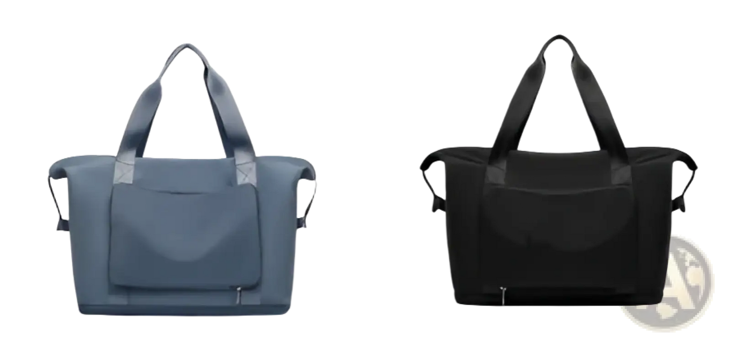 Foldable Gym Bag Waterproof Travel Duffel with Shoe Pocket