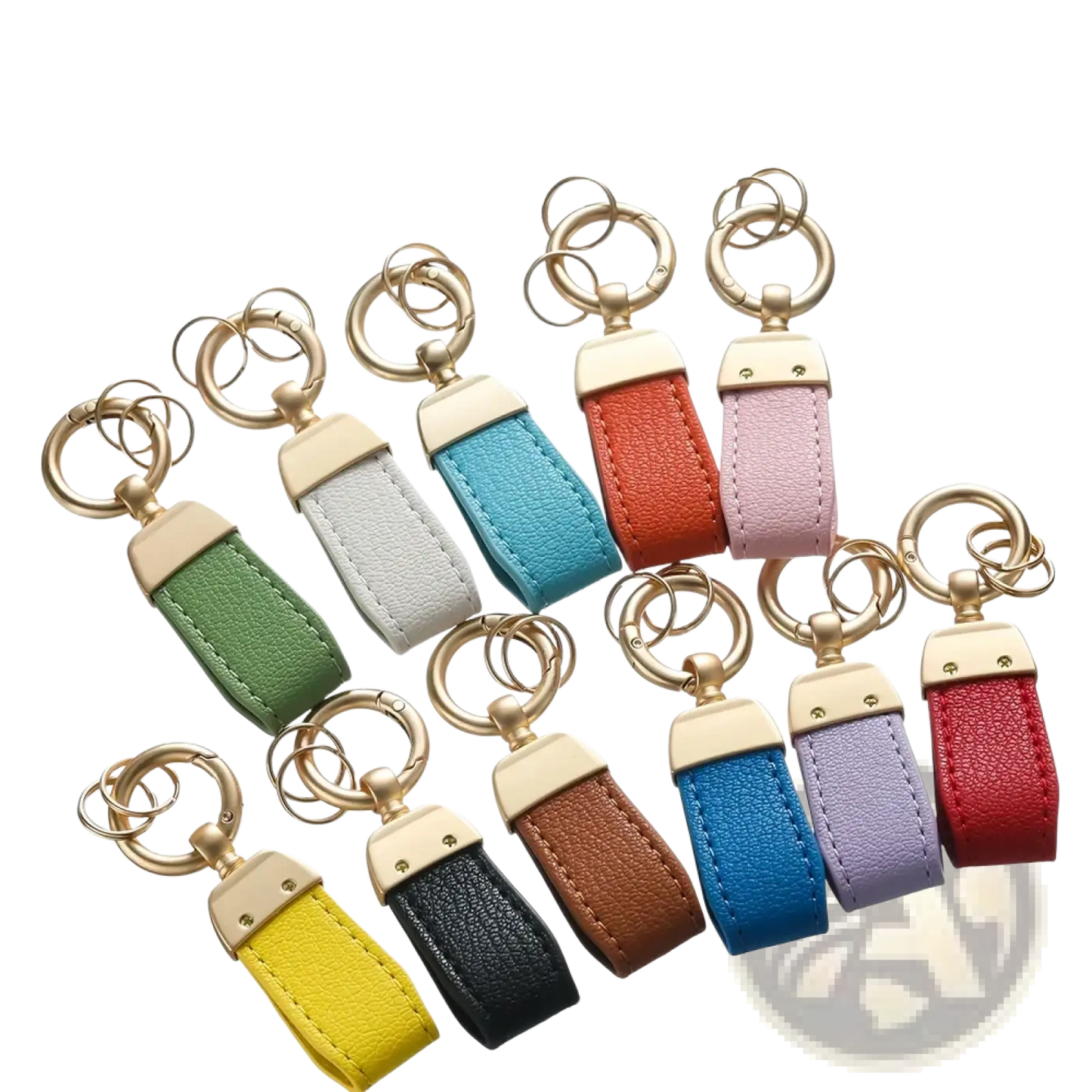French Sheepskin Car Key Chain Women Men Delicate Leather Pendant High-end Keychain Lovely Leather Rope Key Holder Accessories