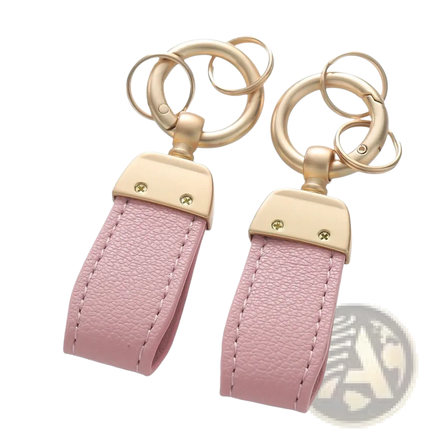 French Sheepskin Car Key Chain Women Men Delicate Leather Pendant High-end Keychain Lovely Leather Rope Key Holder Accessories
