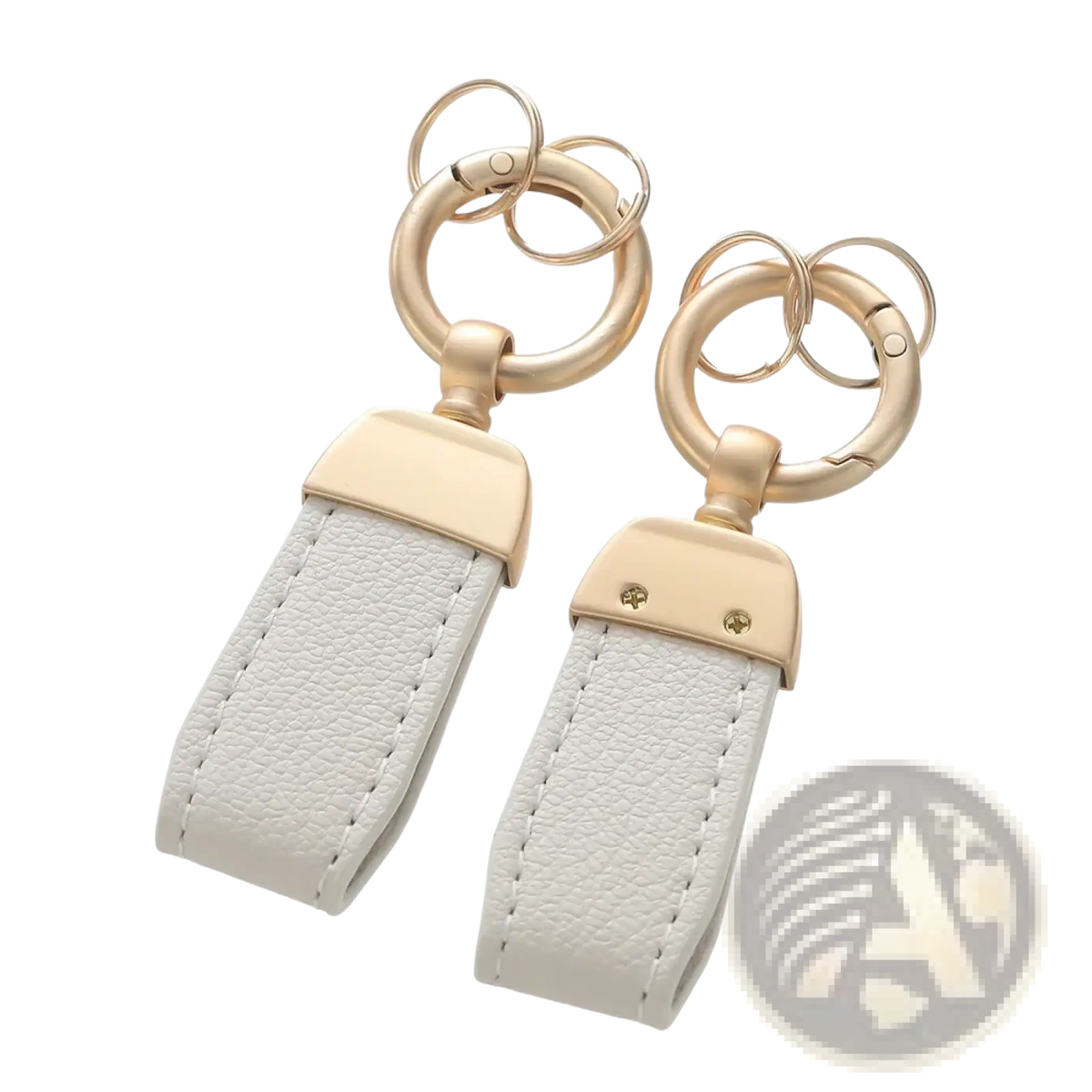 French Sheepskin Car Key Chain Women Men Delicate Leather Pendant High-end Keychain Lovely Leather Rope Key Holder Accessories