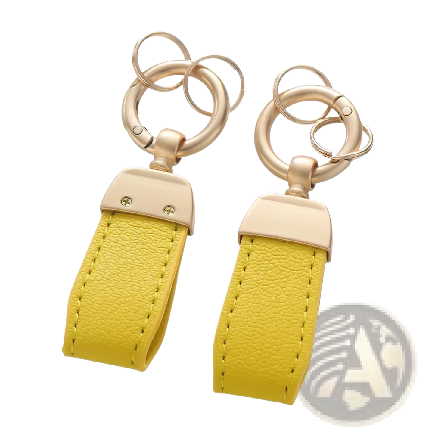 French Sheepskin Car Key Chain Women Men Delicate Leather Pendant High-end Keychain Lovely Leather Rope Key Holder Accessories