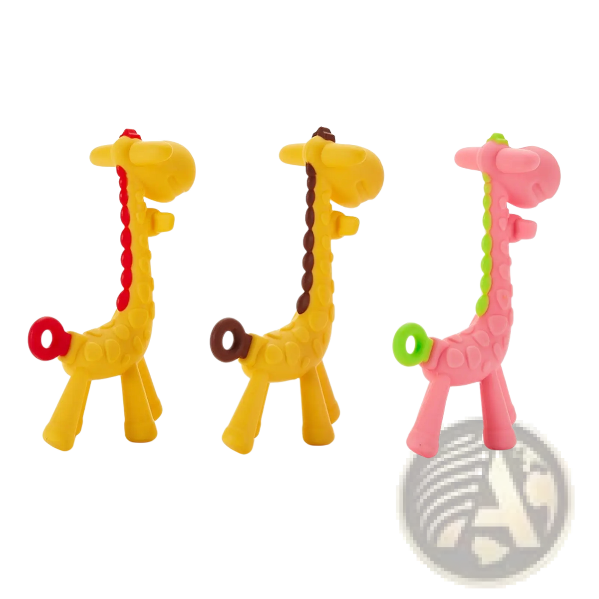 Giraffe Baby Teether Silicone Molar Toy for Gums