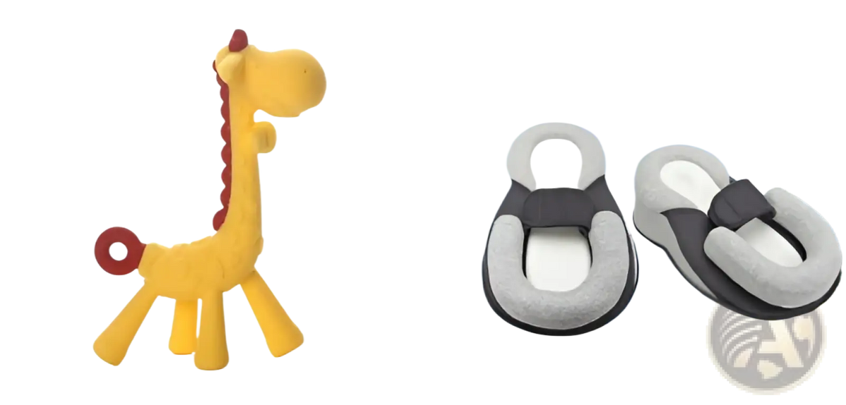 Giraffe Baby Teether Silicone Molar Toy for Gums