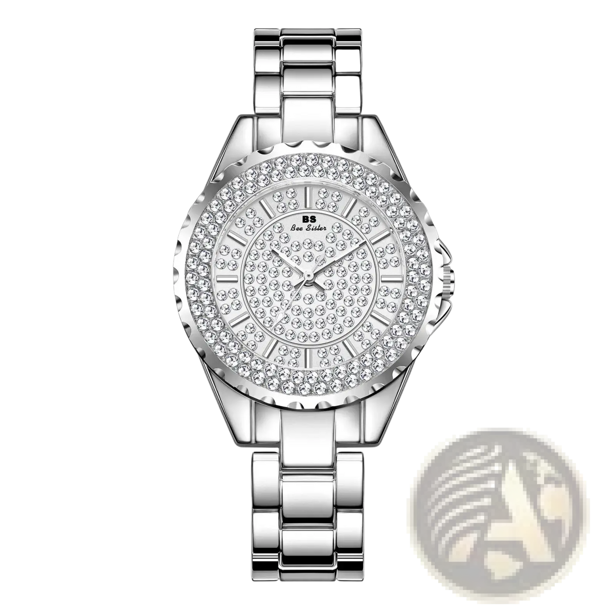 Gold Diamond Women Dress Watch