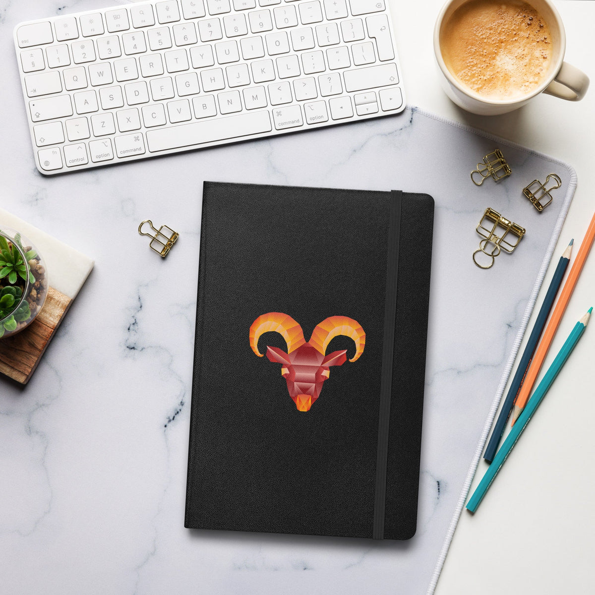 Aries Hardcover-bound Notebook