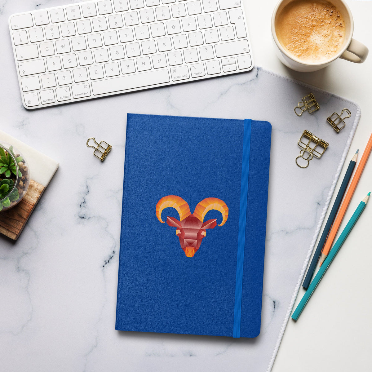 Aries Hardcover-bound Notebook