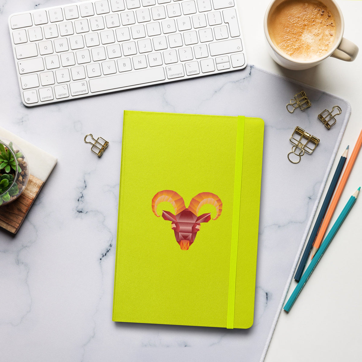 Aries Hardcover-bound Notebook