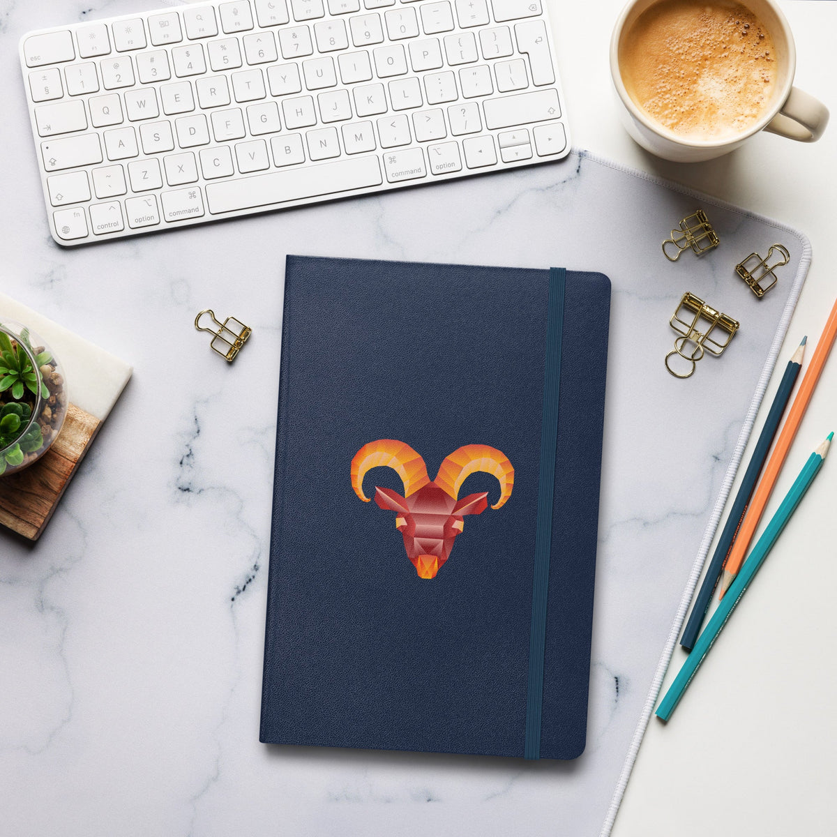 Aries Hardcover-bound Notebook