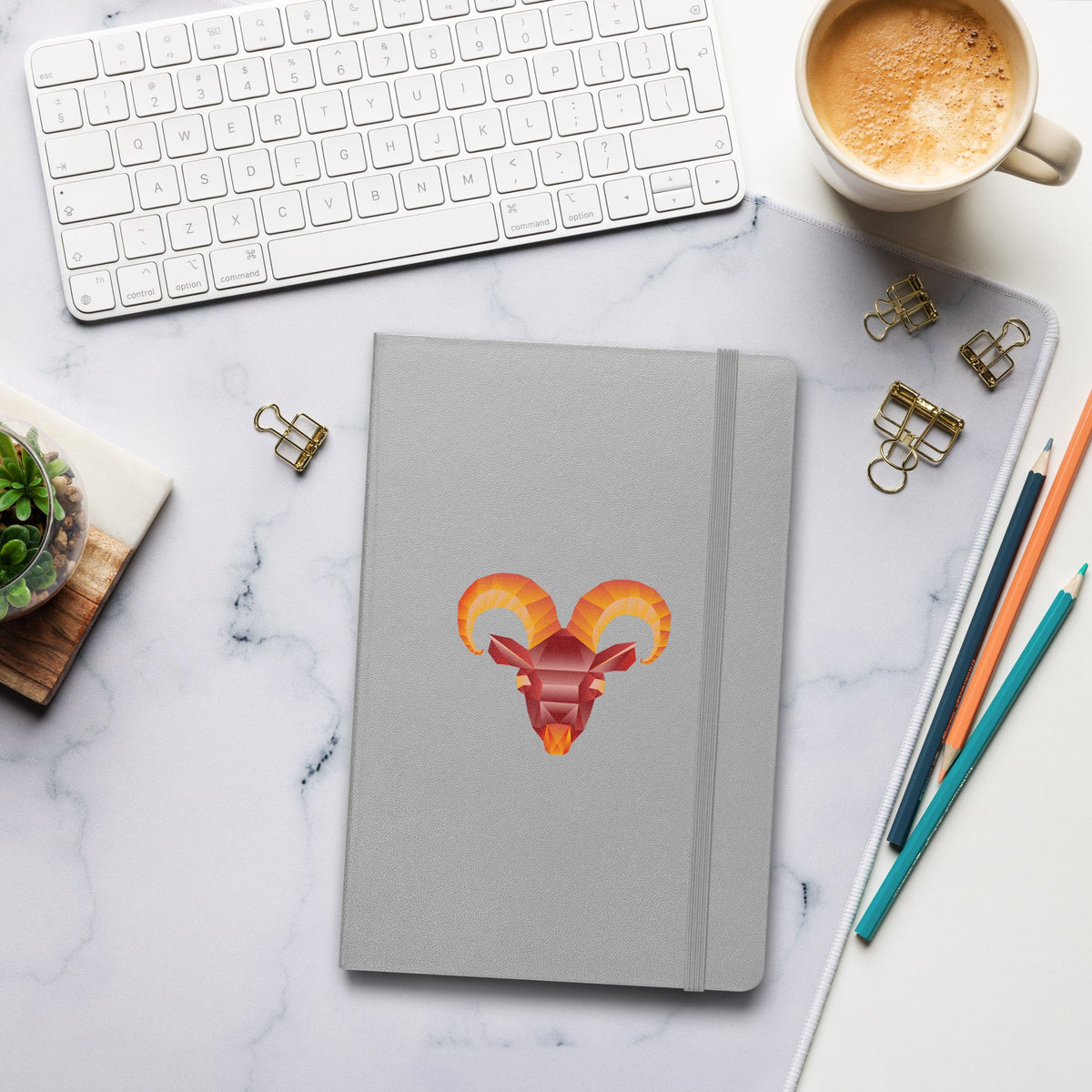 Aries Hardcover-bound Notebook