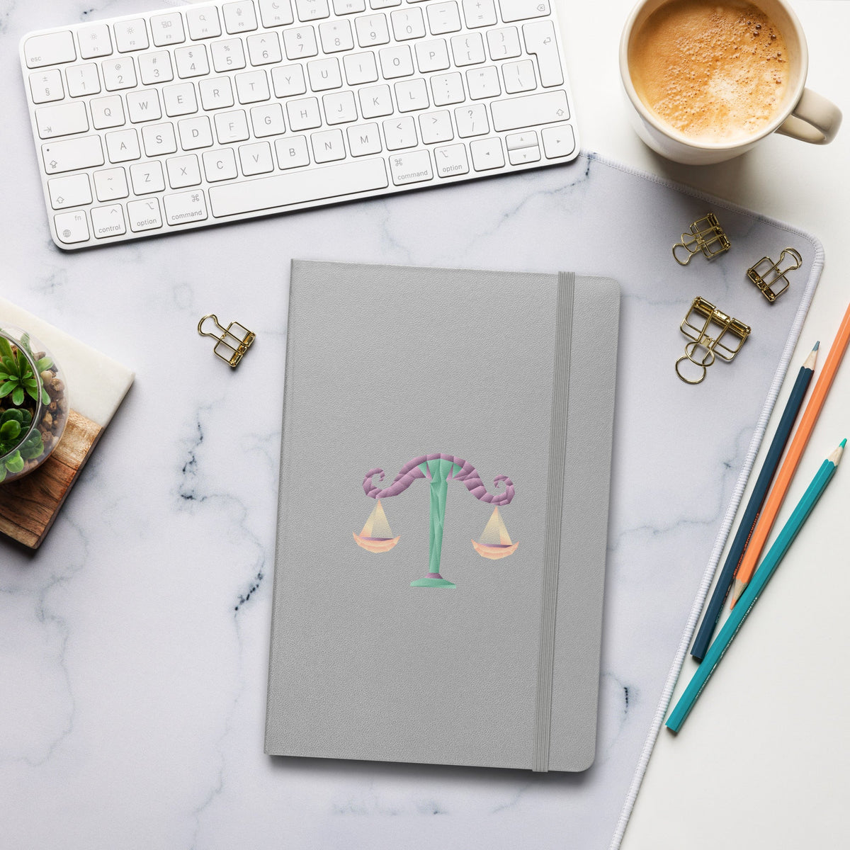 Libra Hardcover-bound Notebook