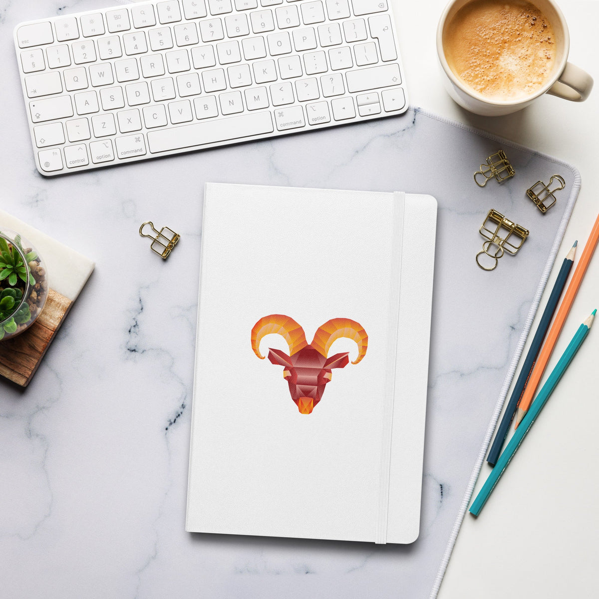 Aries Hardcover-bound Notebook