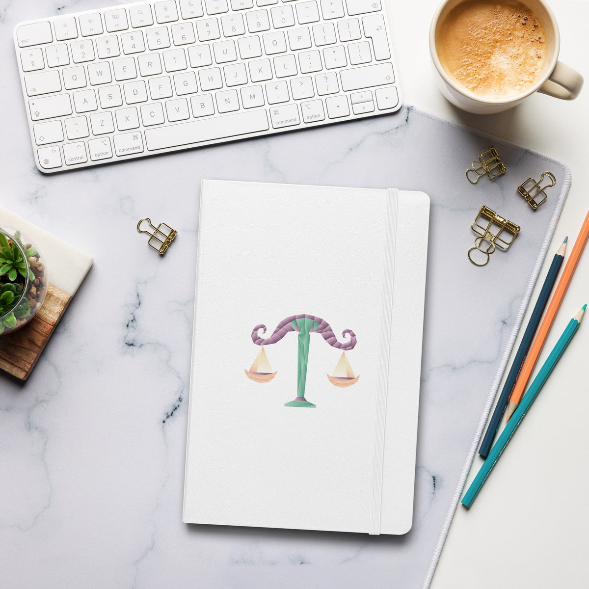 Libra Hardcover-bound Notebook