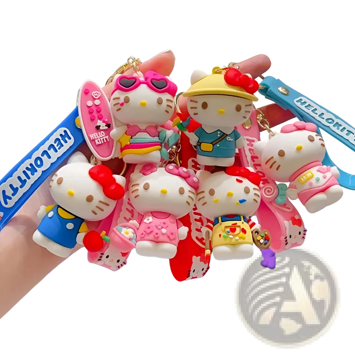 Hello Kitty Cartoon Keychain Anime Bag Charm