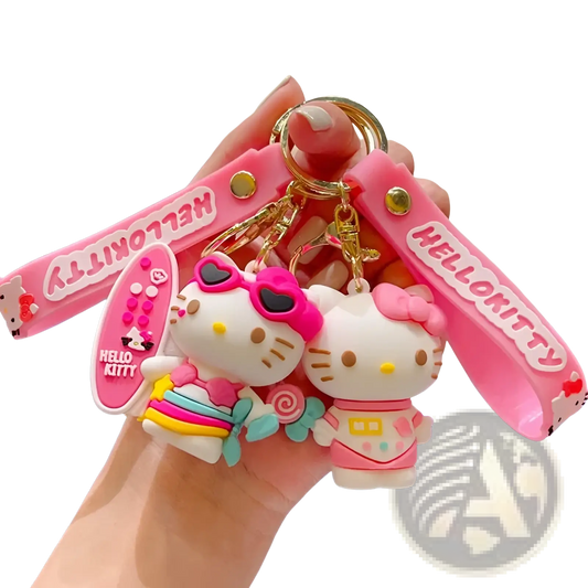 Hello Kitty Cartoon Keychain Anime Bag Charm