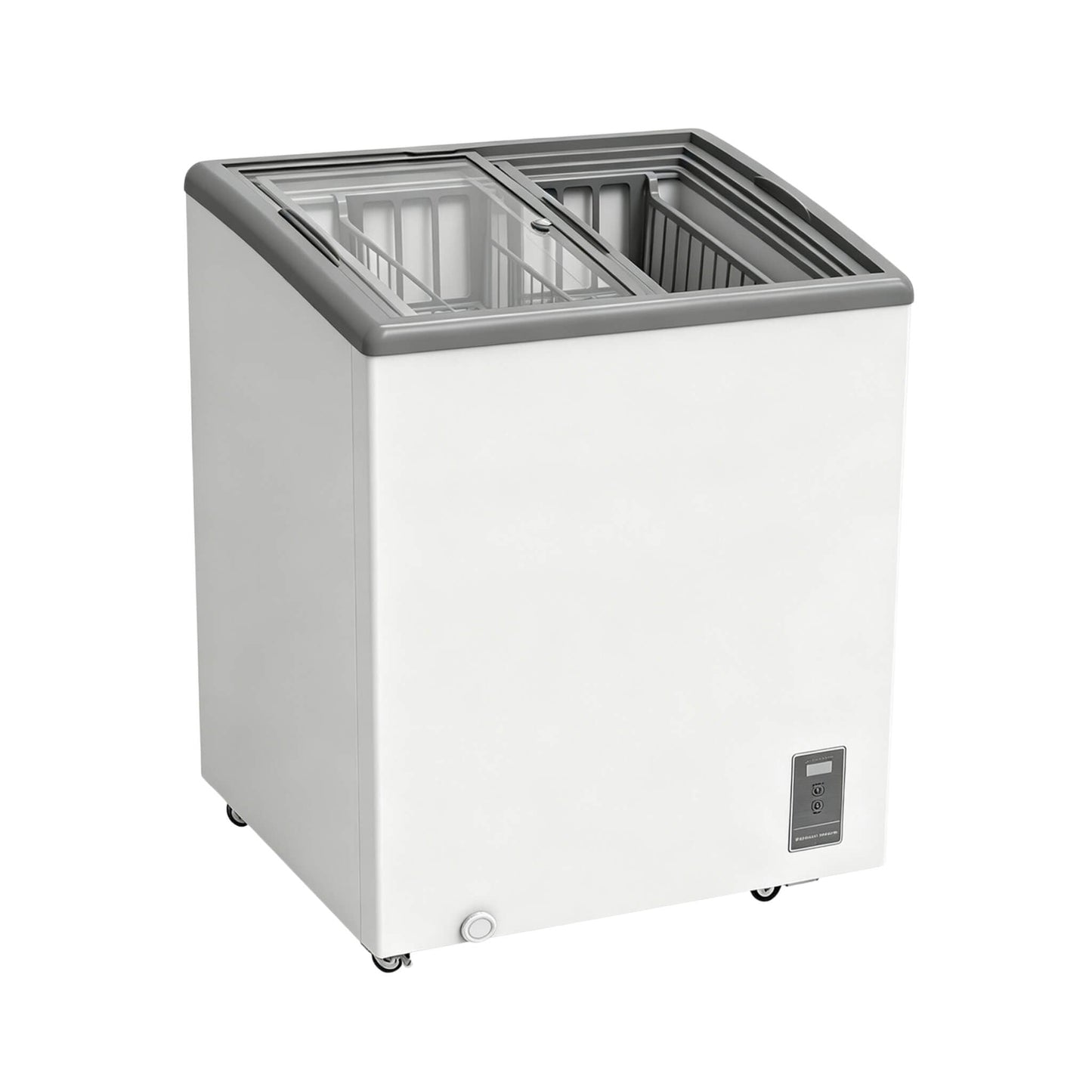 High-Efficiency Commercial Display Chest Freezer With Sliding Glass Door (SAK53174)