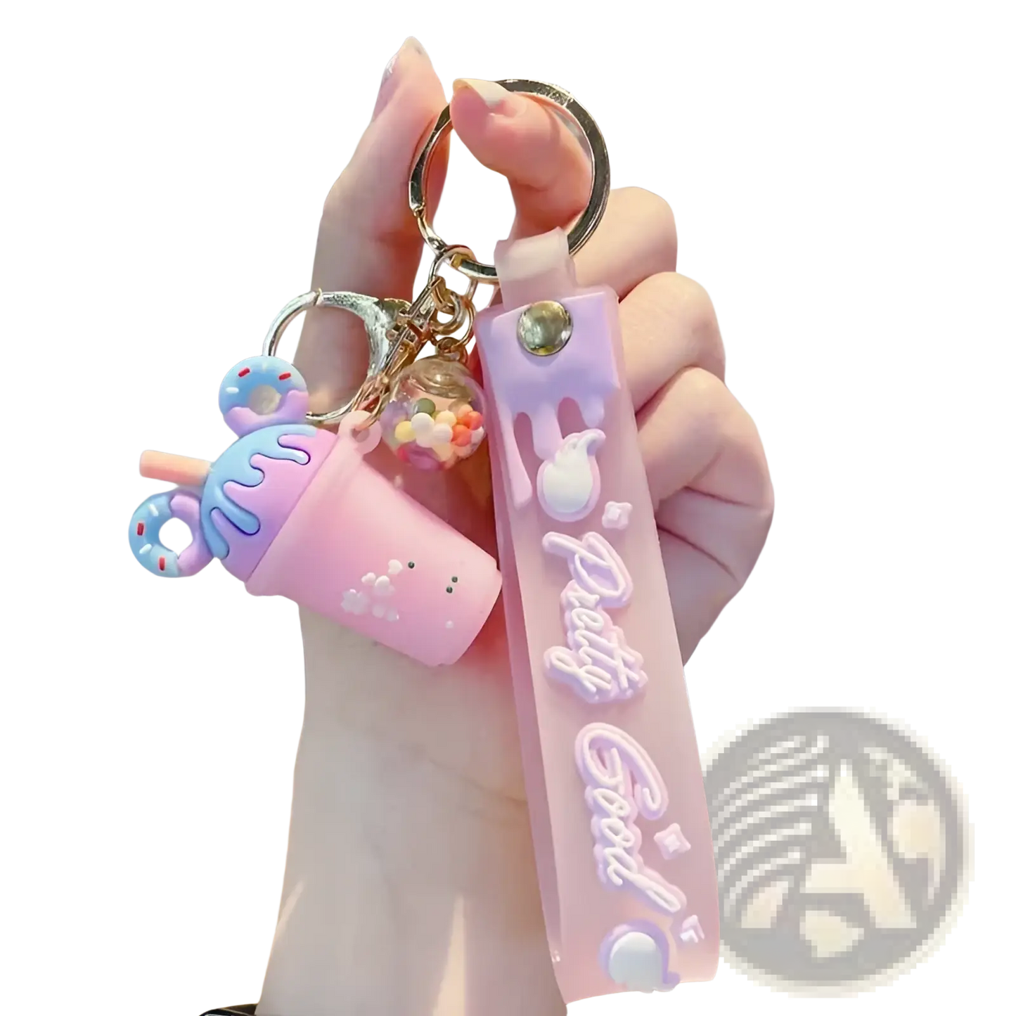 Ice Cream Keychain Personalized Pvc Hanger