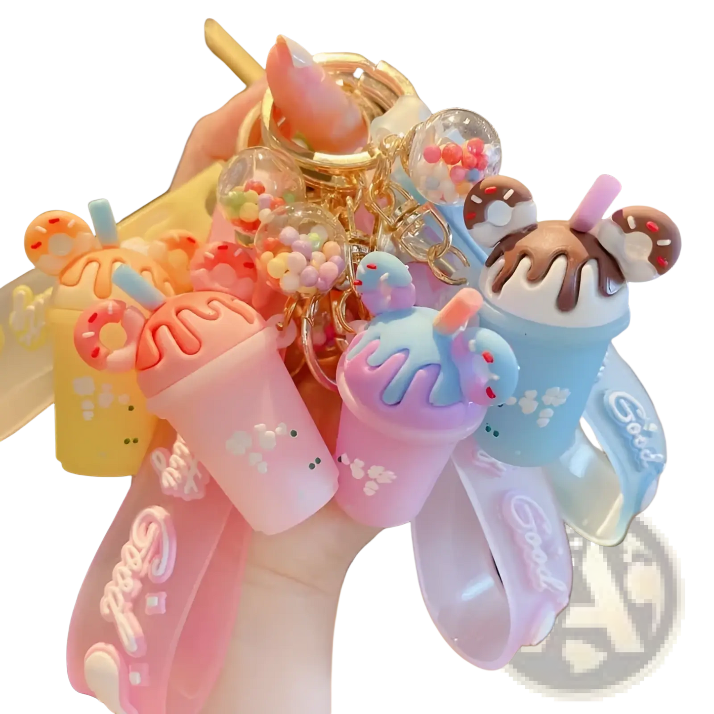 Ice Cream Keychain Personalized Pvc Hanger