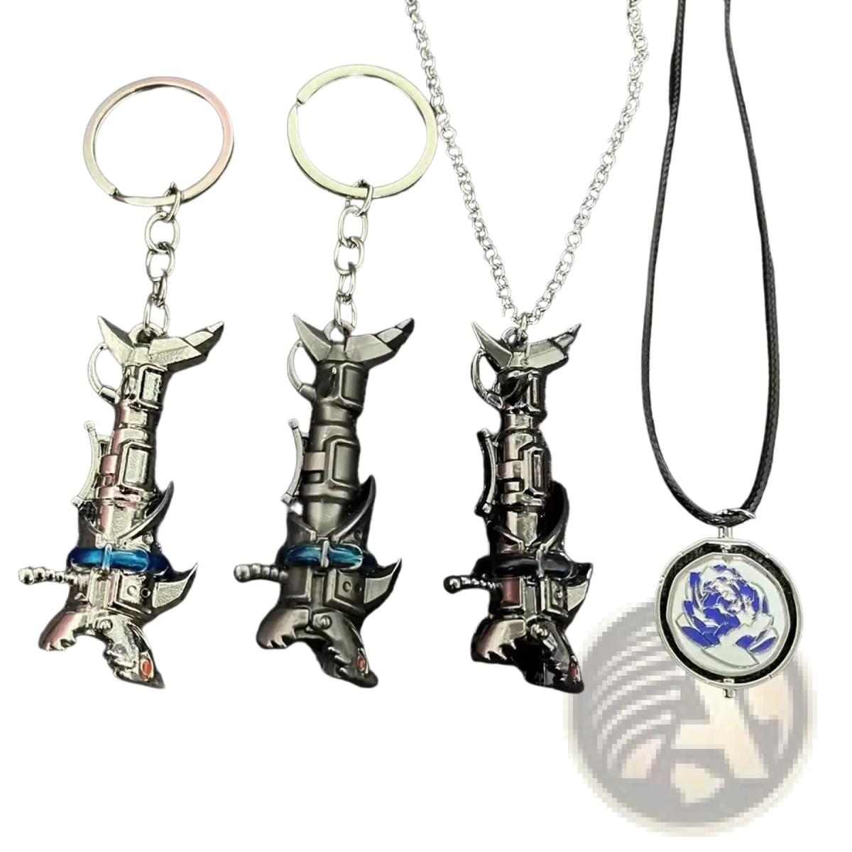 Jinx Cannon Anime Keychain Metal Gaming Pendant