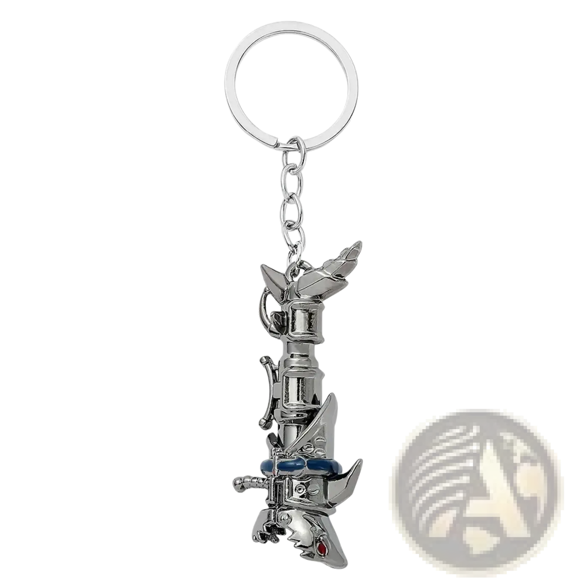 Jinx Cannon Anime Keychain Metal Gaming Pendant