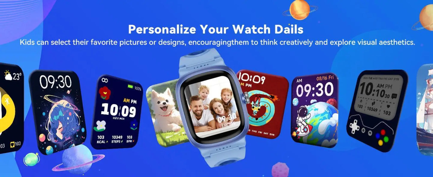 K1 Kids Waterproof Smartwatch with Fitness Tracking