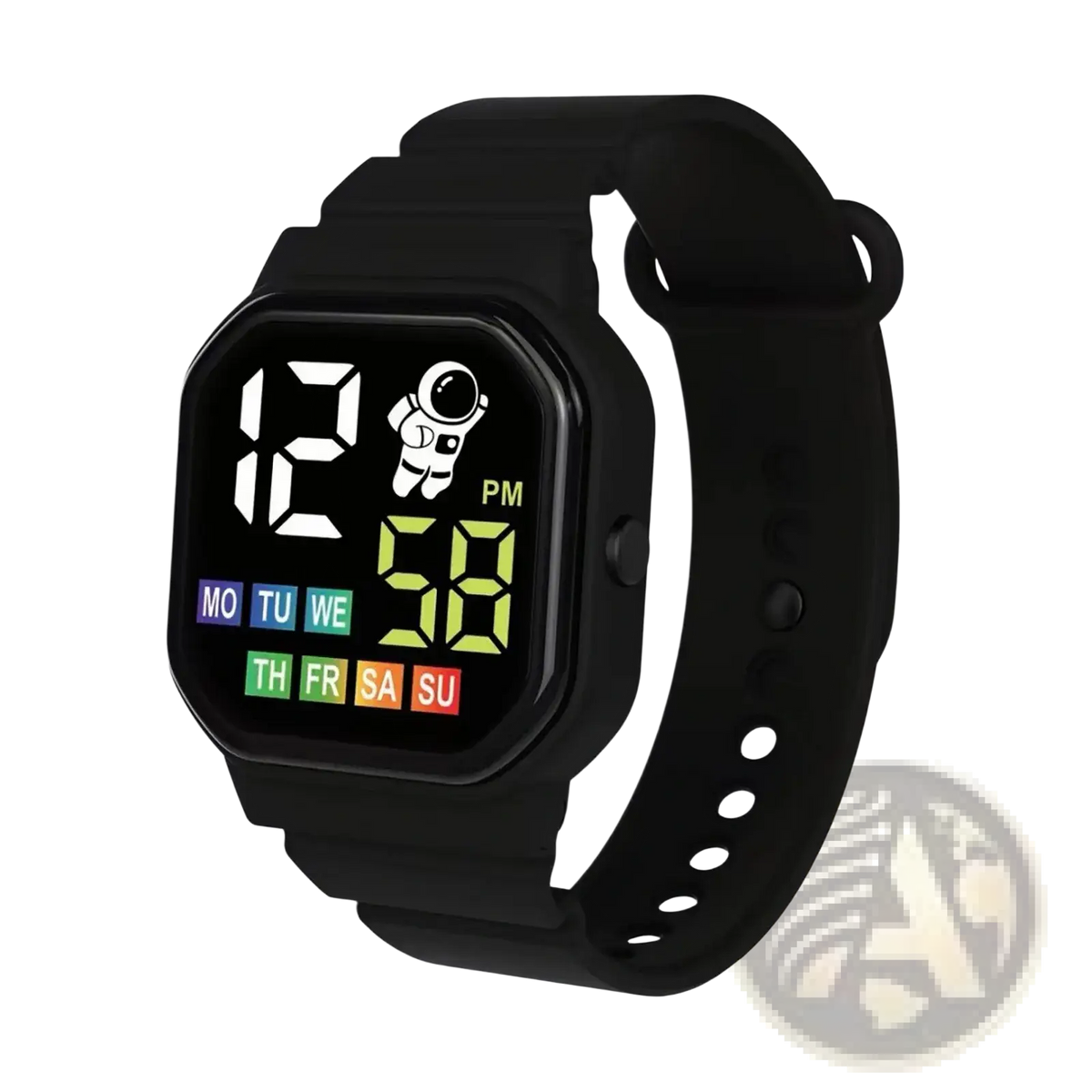 Kids Astronaut Led Digital Watch White