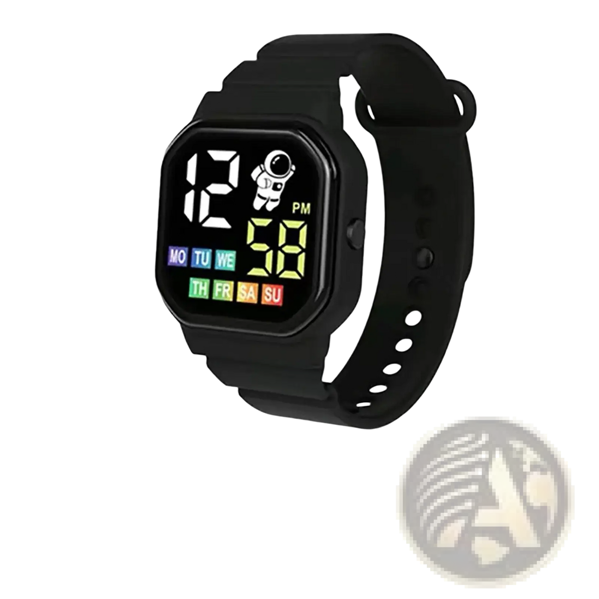 Kids Astronaut Led Digital Watch White
