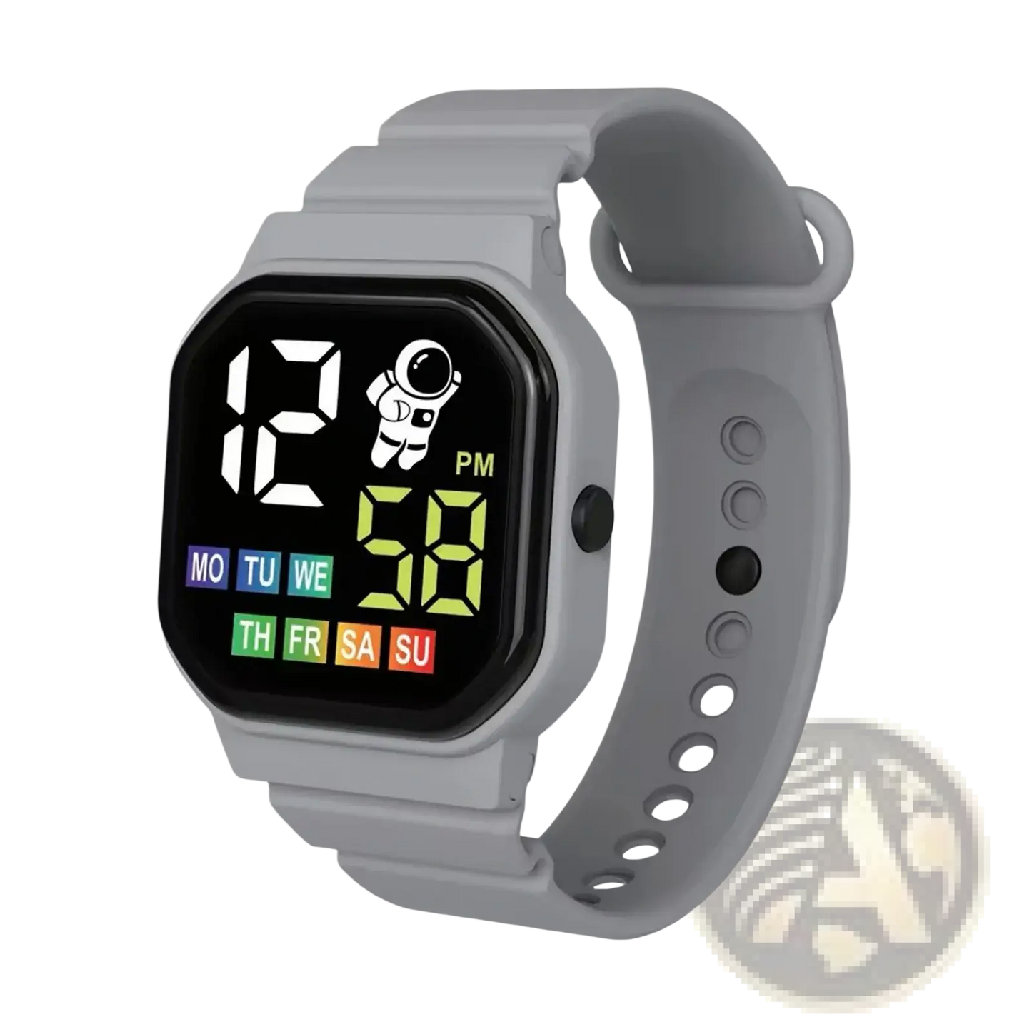 Kids Astronaut Led Digital Watch White