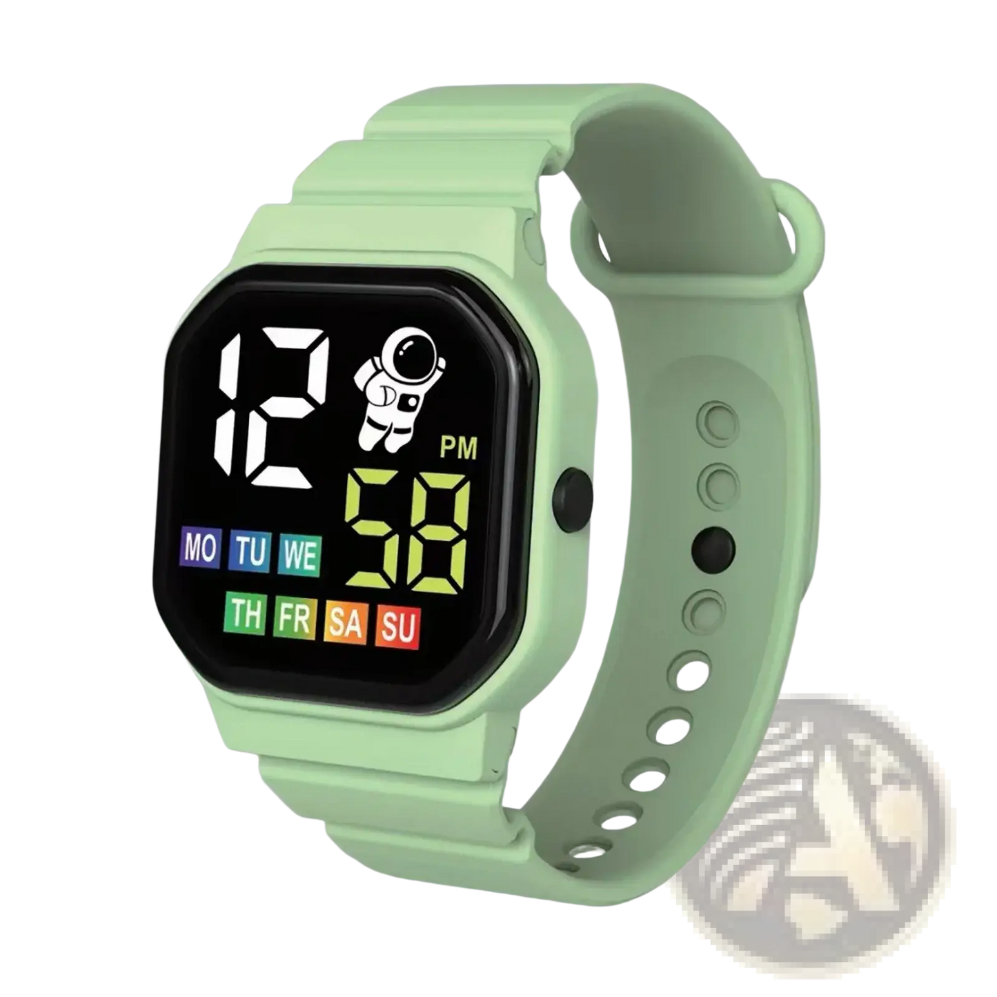 Kids Astronaut Led Digital Watch White